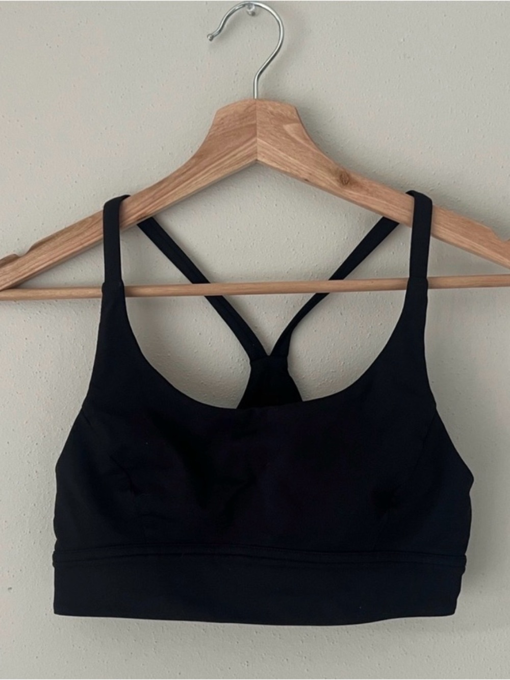 lululemon athletica | Black Strappy Sports Bra